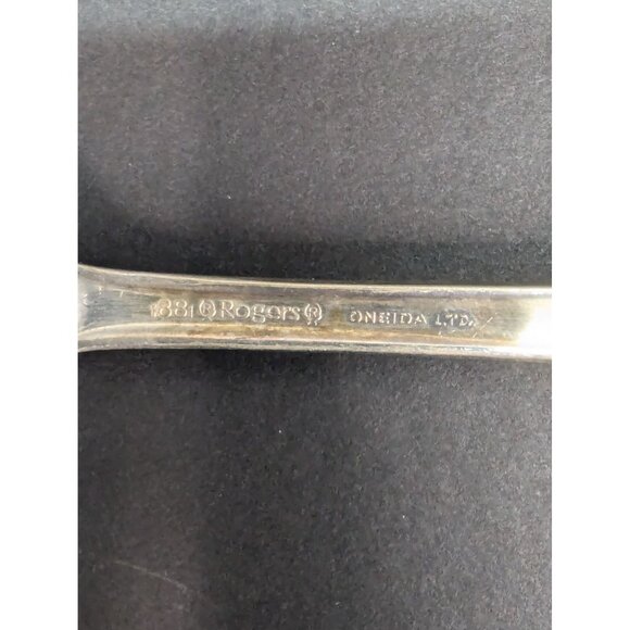 1881 Rogers Oneida Ruby Lane Silver Plated Five Piece Serving Set - Picture 10 of 10